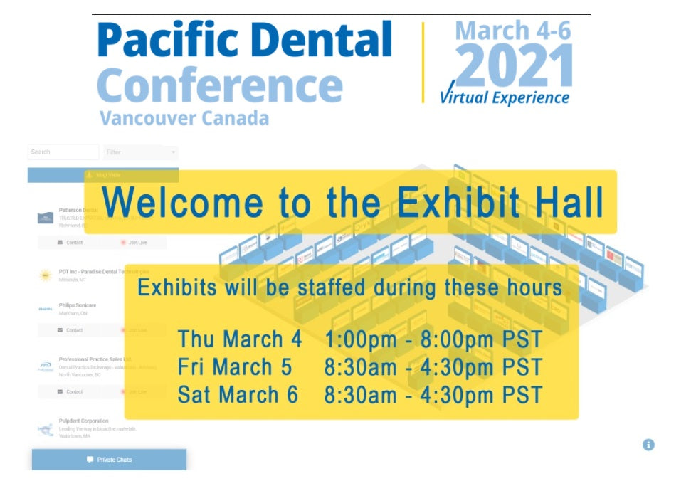 Pacific Dental Conference March 4-6, 2021